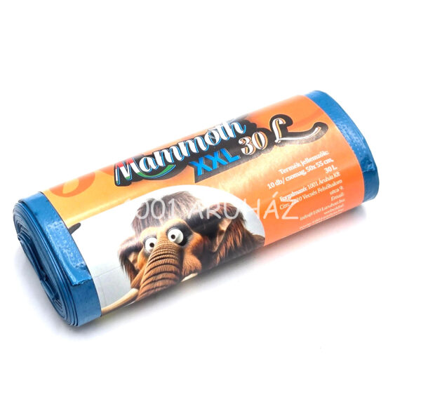 Háztartási kukabélelő zsák 30 literes – 50x55 cm, 10 db/csomag