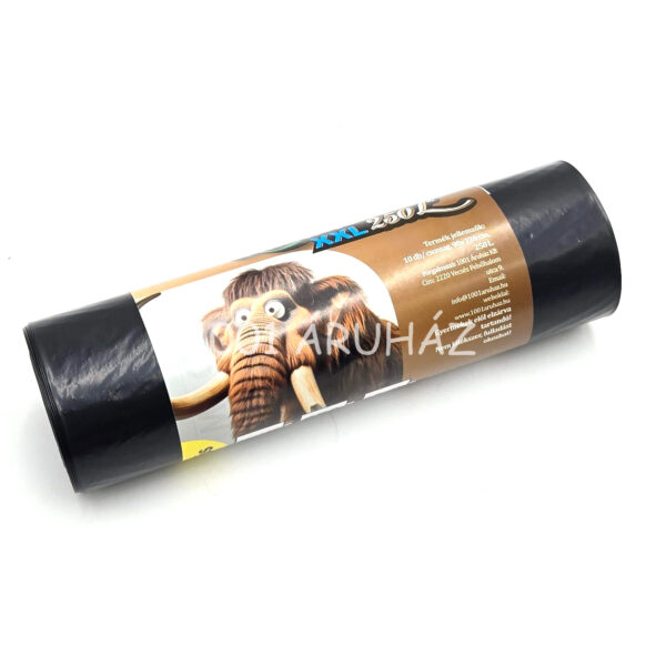 Háztartási kukabélelő zsák 90 x 120 cm 250 literes 10 db/csomag