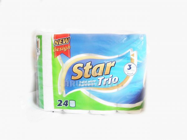 Star trio toalettpapír 24 tekercs/ csomag