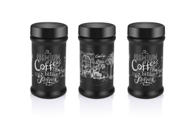 Tároló üveg fekete 660 ml